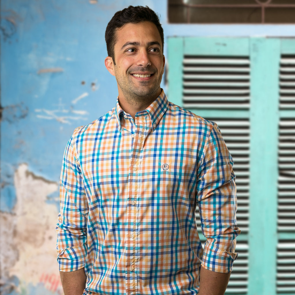 West Bay Gingham Buttondown Shirt - Pelican Coast Clothing