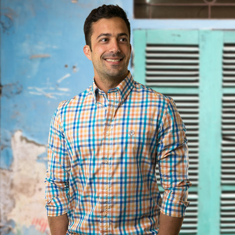 West Bay Gingham Buttondown Shirt - Pelican Coast Clothing