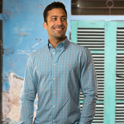 Grand Isle Summer Plaid Buttondown Shirt - Pelican Coast Clothing