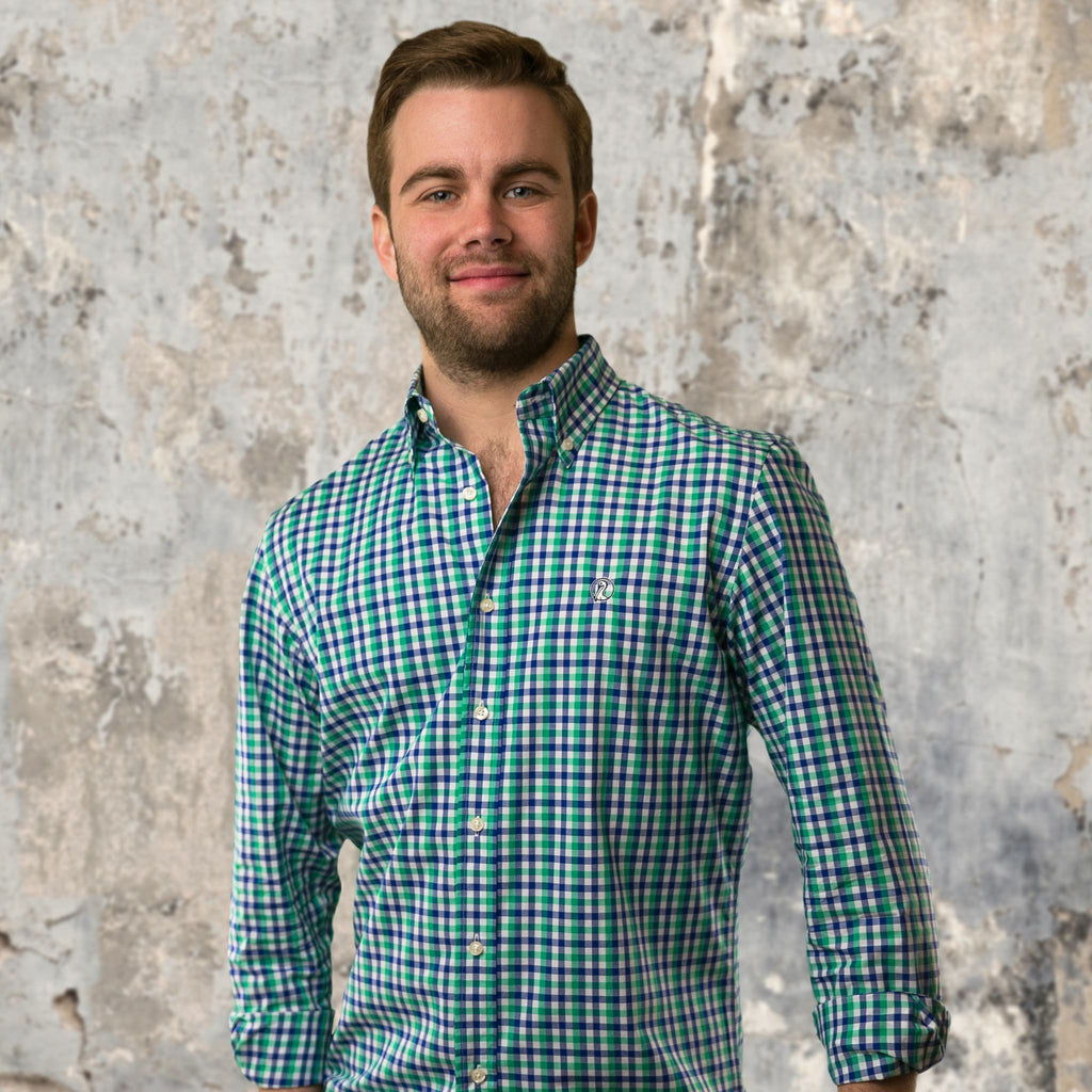 South Pass Summer Plaid Buttondown Shirt - Pelican Coast Clothing
