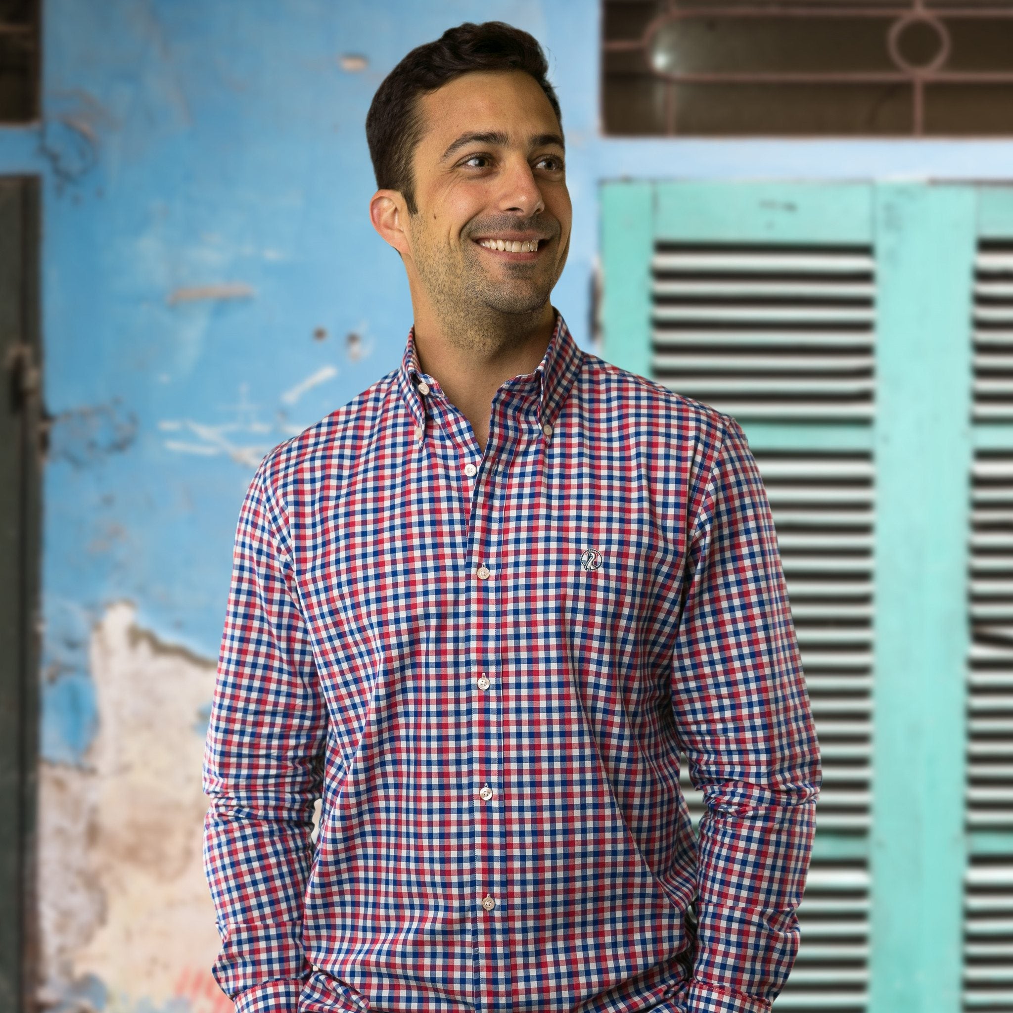 Black Bay Summer Plaid Buttondown Shirt Pelican Coast Clothing