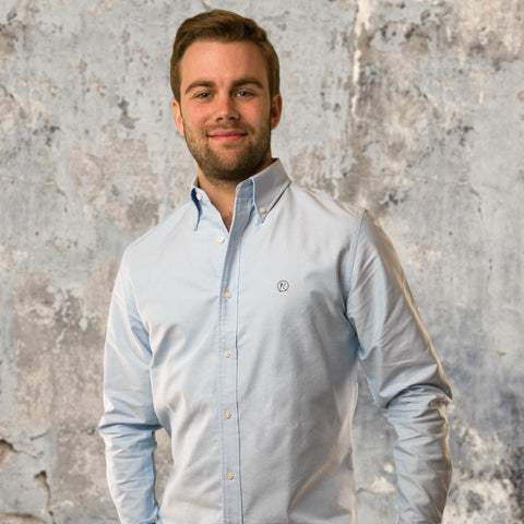 Blue Oxford Buttondown Shirt - Pelican Coast Clothing