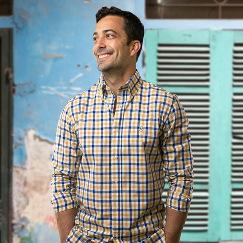 Alazan Bay Gingham Buttondown Shirt - Pelican Coast Clothing