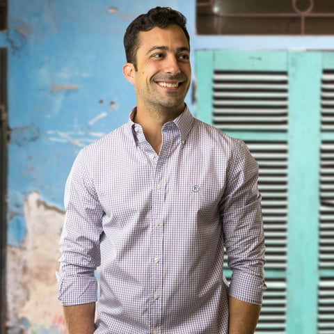 Claiborne Check Buttondown Shirt - Pelican Coast Clothing