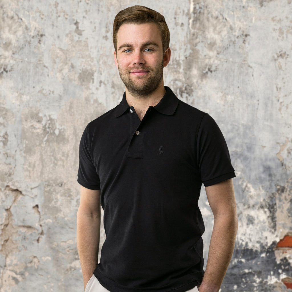 Original Pelican Polo - Black - Pelican Coast Clothing