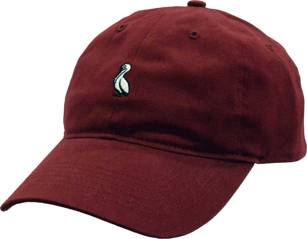 Crimson Logo Cap - Pelican Coast Clothing