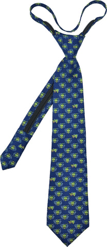 Gator Zip Tie - Navy - Pelican Coast Clothing