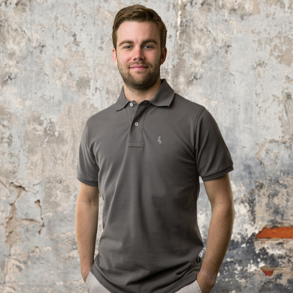 Original Pelican Polo - Gunmetal Grey - Pelican Coast Clothing