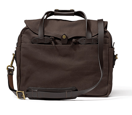 Filson Briefcase Computer Bag - Brown - Pelican Coast Clothing