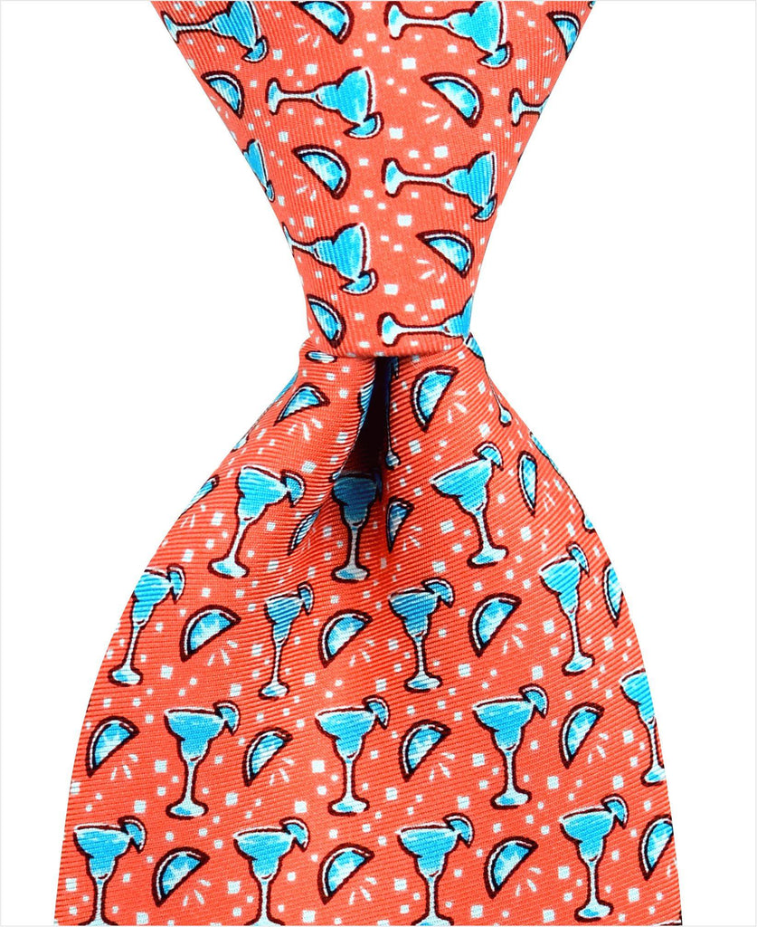 Margarita Tie - Orange - Pelican Coast Clothing