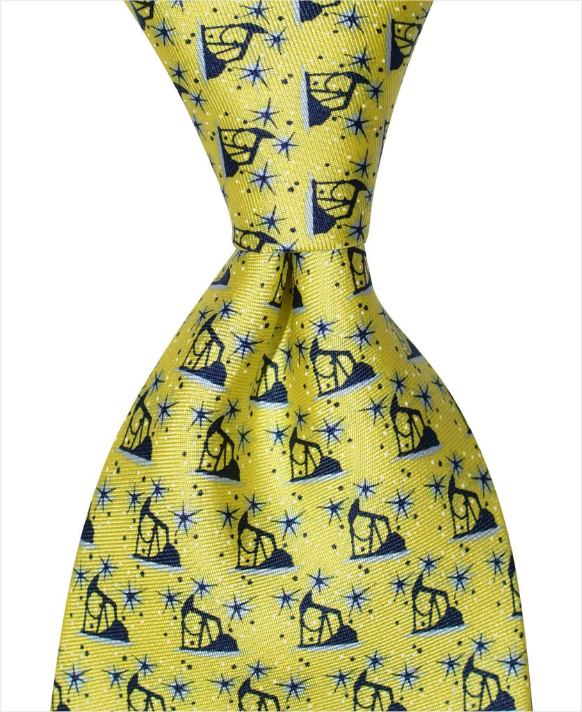 Iron Horse Oilfield Tie - Yellow - Pelican Coast Clothing