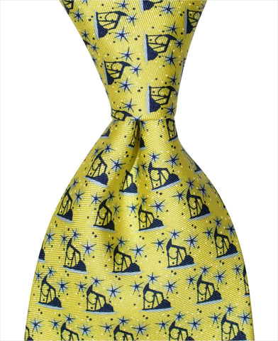 Iron Horse Oilfield Tie - Yellow - Pelican Coast Clothing