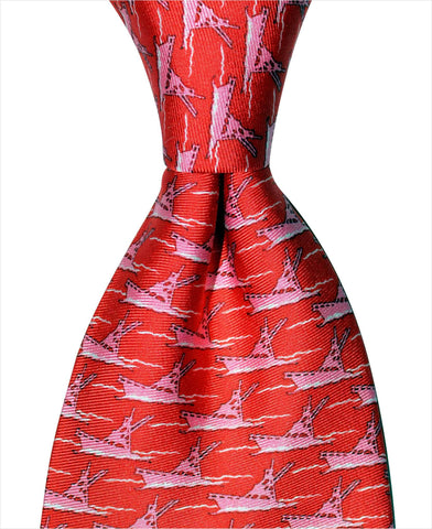 Sportfishing Boat Tie - Red - Pelican Coast Clothing