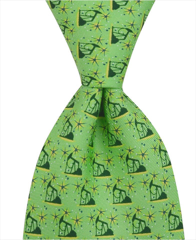 Iron Horse Oilfield Tie - Green - Pelican Coast Clothing
