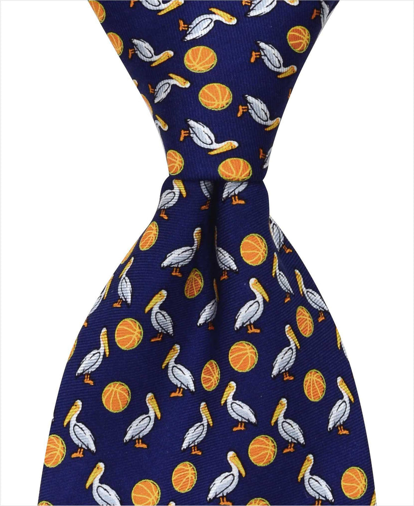 Pelican Ball Tie - Navy - Pelican Coast Clothing