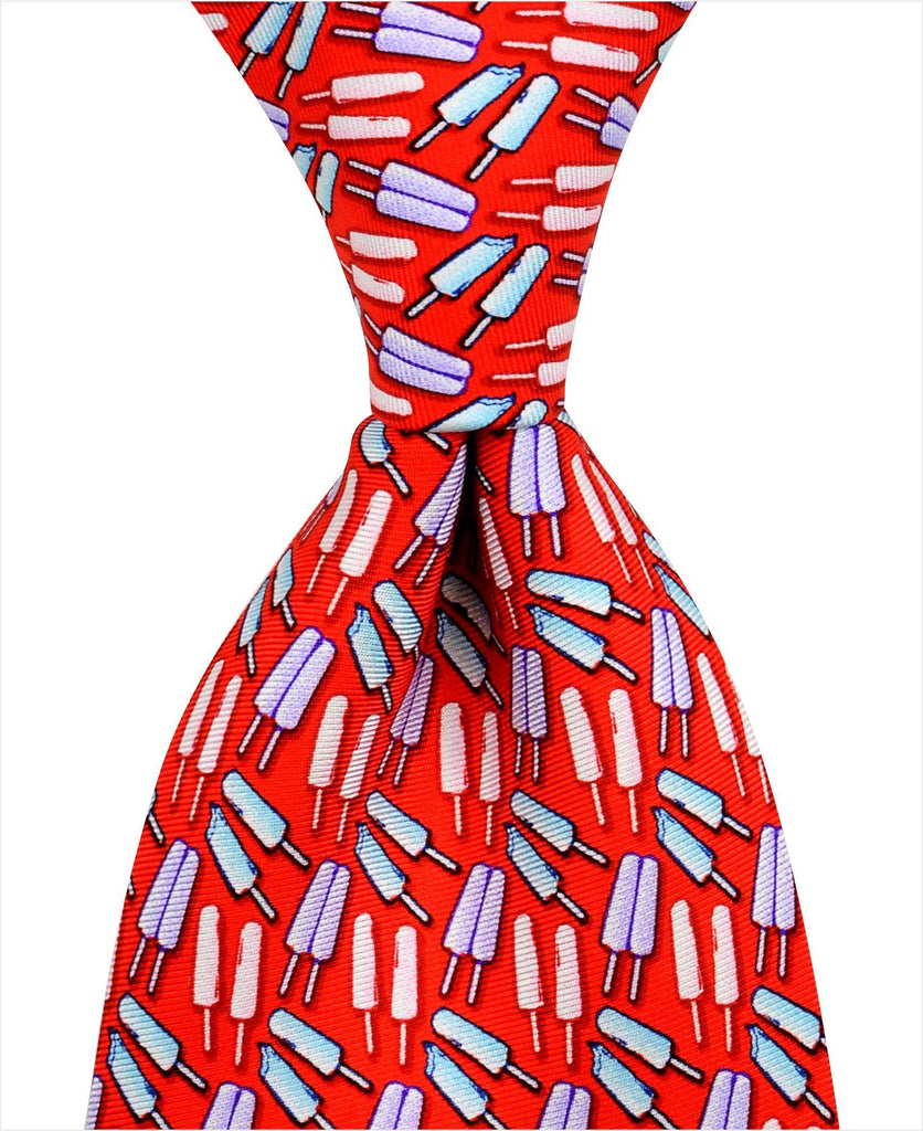Popsicle Tie - Red - Pelican Coast Clothing