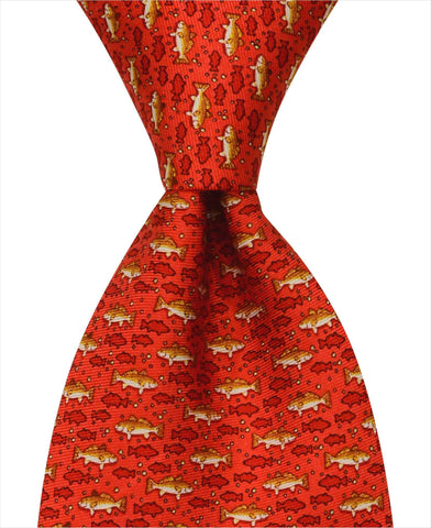 Redfish Tie - Red - Pelican Coast Clothing