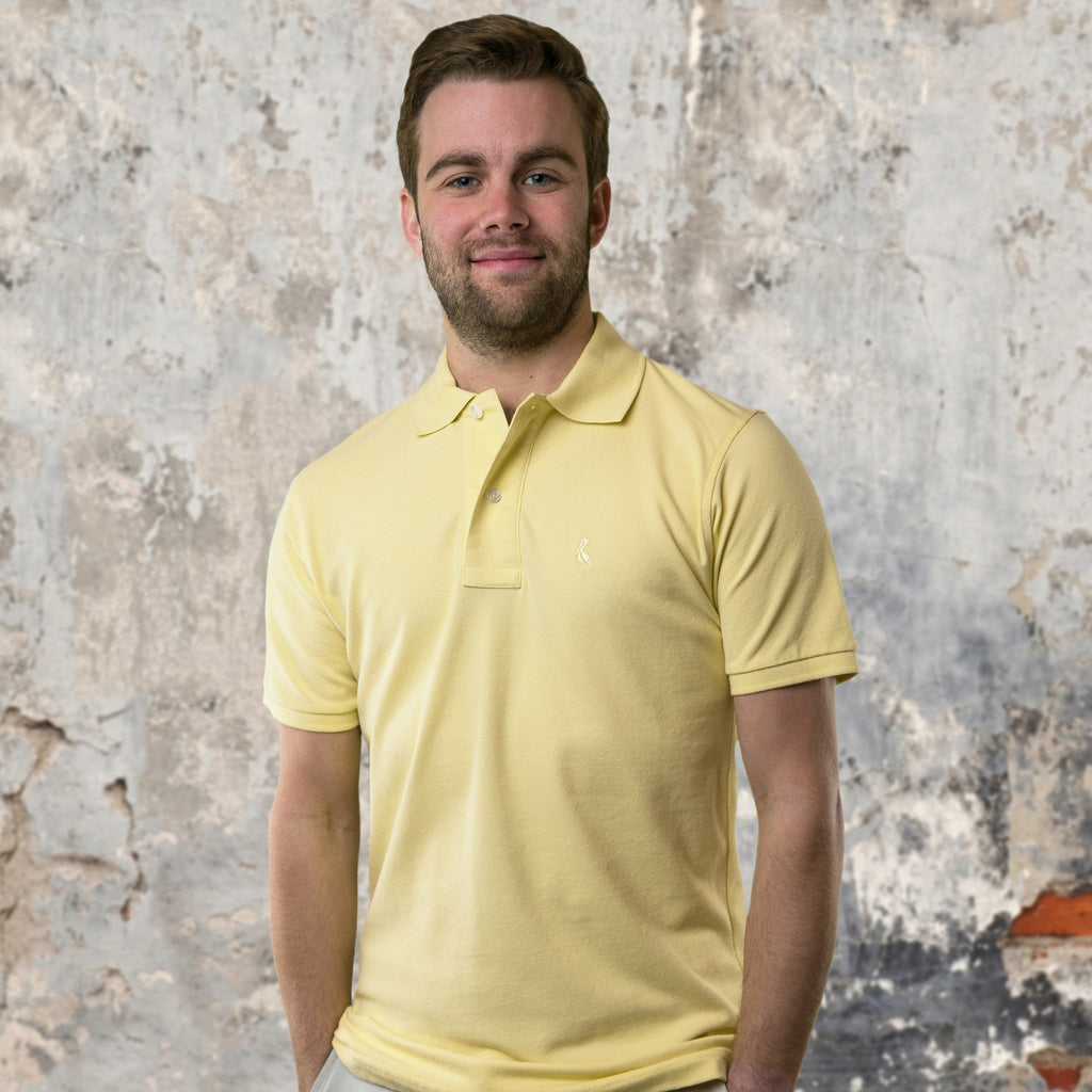 Original Pelican Polo - Yellow - Pelican Coast Clothing